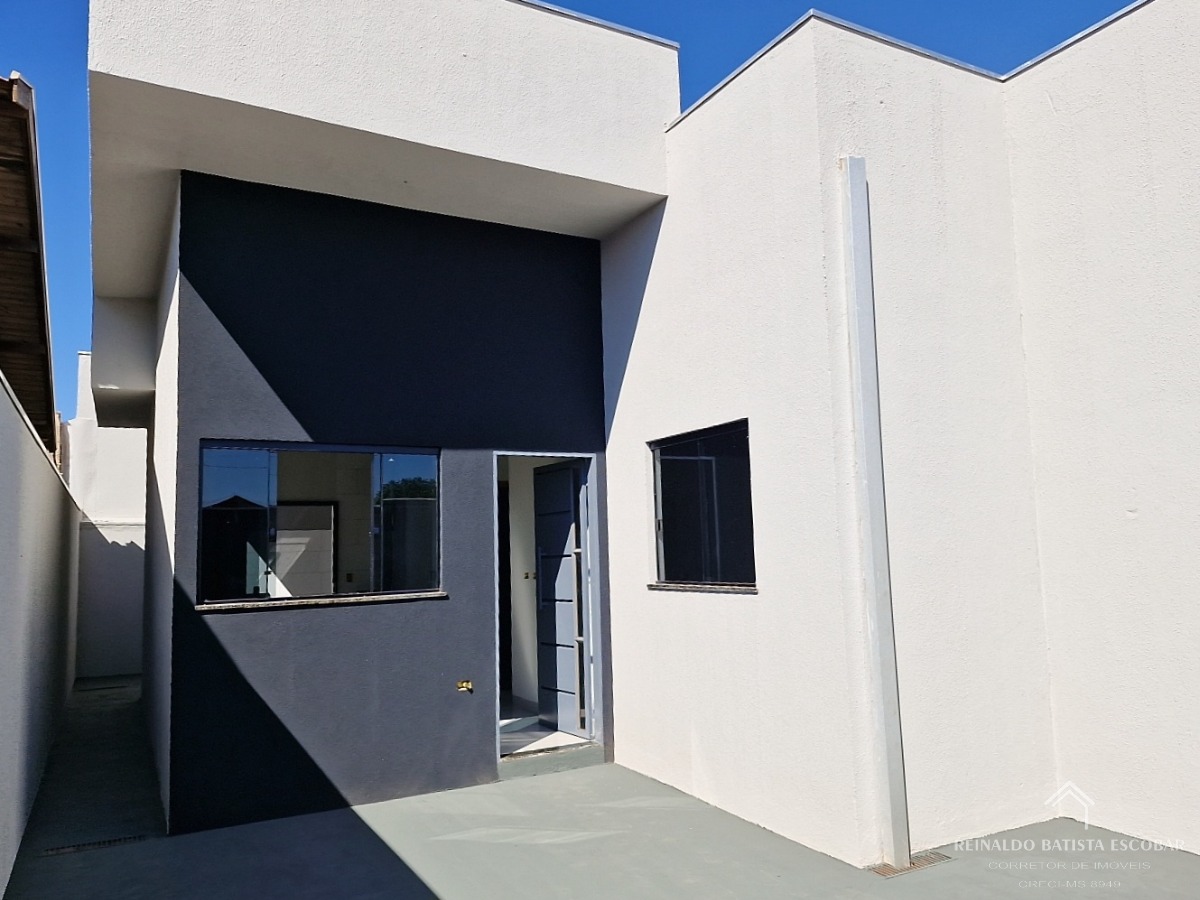 Casa térrea nova com 2 quartos e área gourmet no bairro bom 