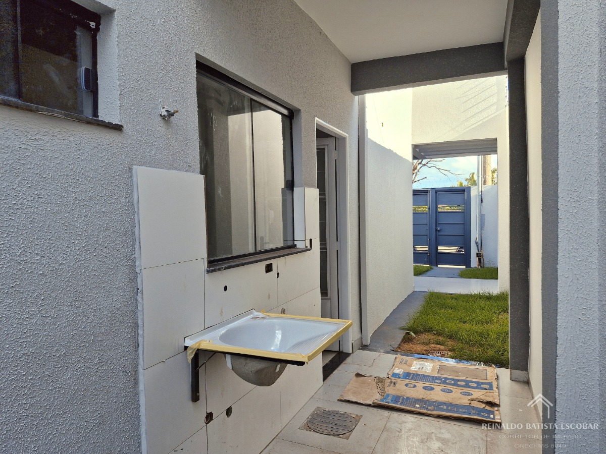 Oportunidade - casa nova à venda com 1 quarto 1 suíte, apena