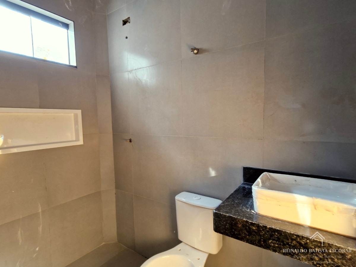 Oportunidade - casa nova à venda com 1 quarto 1 suíte, apena